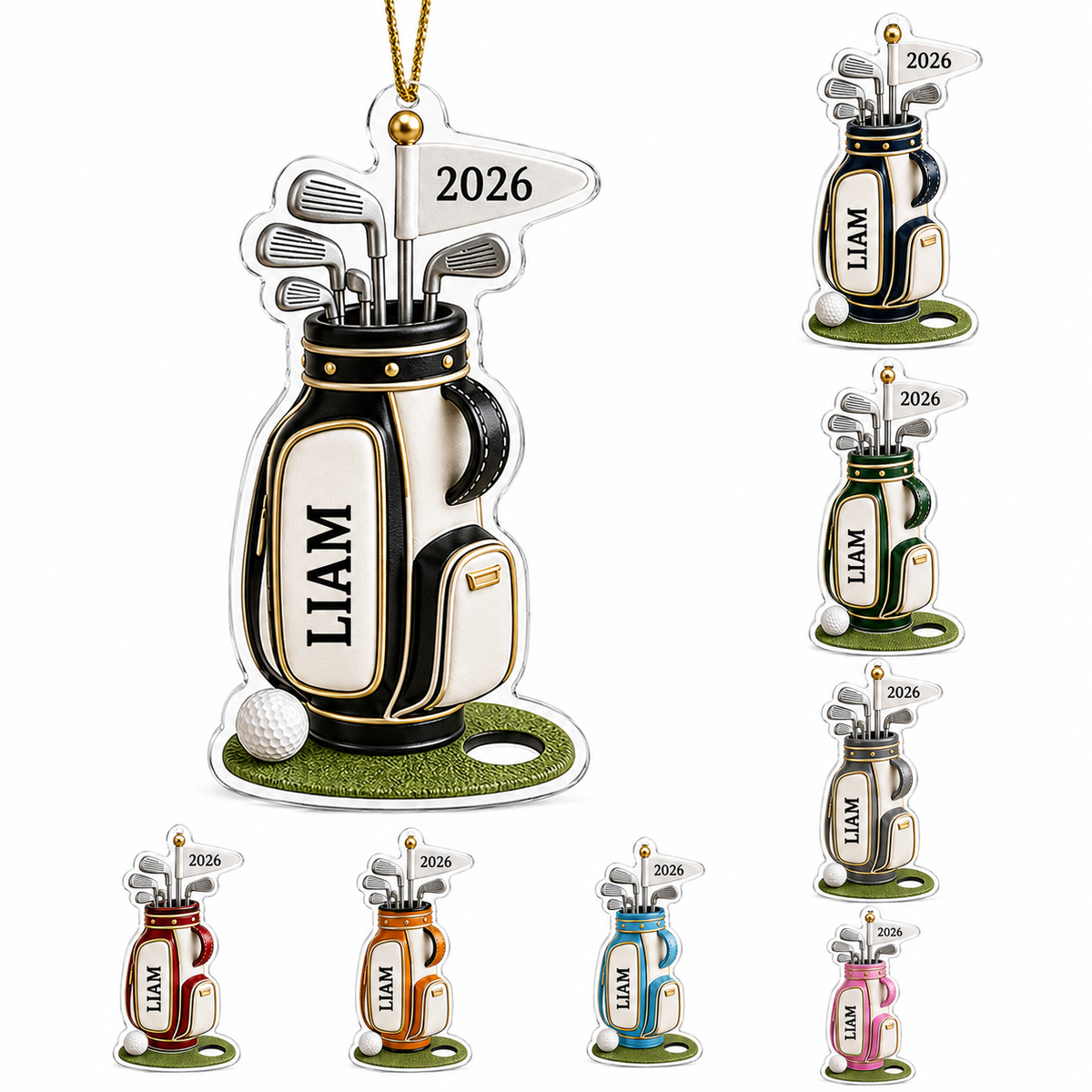 Golf Acrylic Style 5