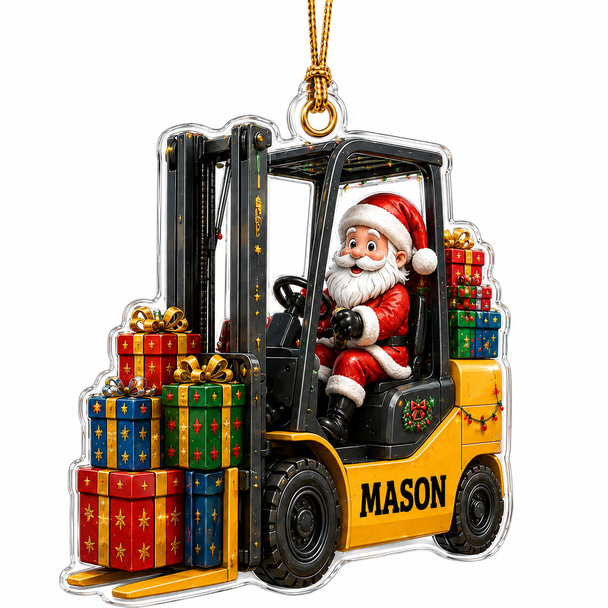 Santa Vehicle Crane Truck