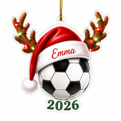 Christmas Sports 2026 Soccer Acrylic