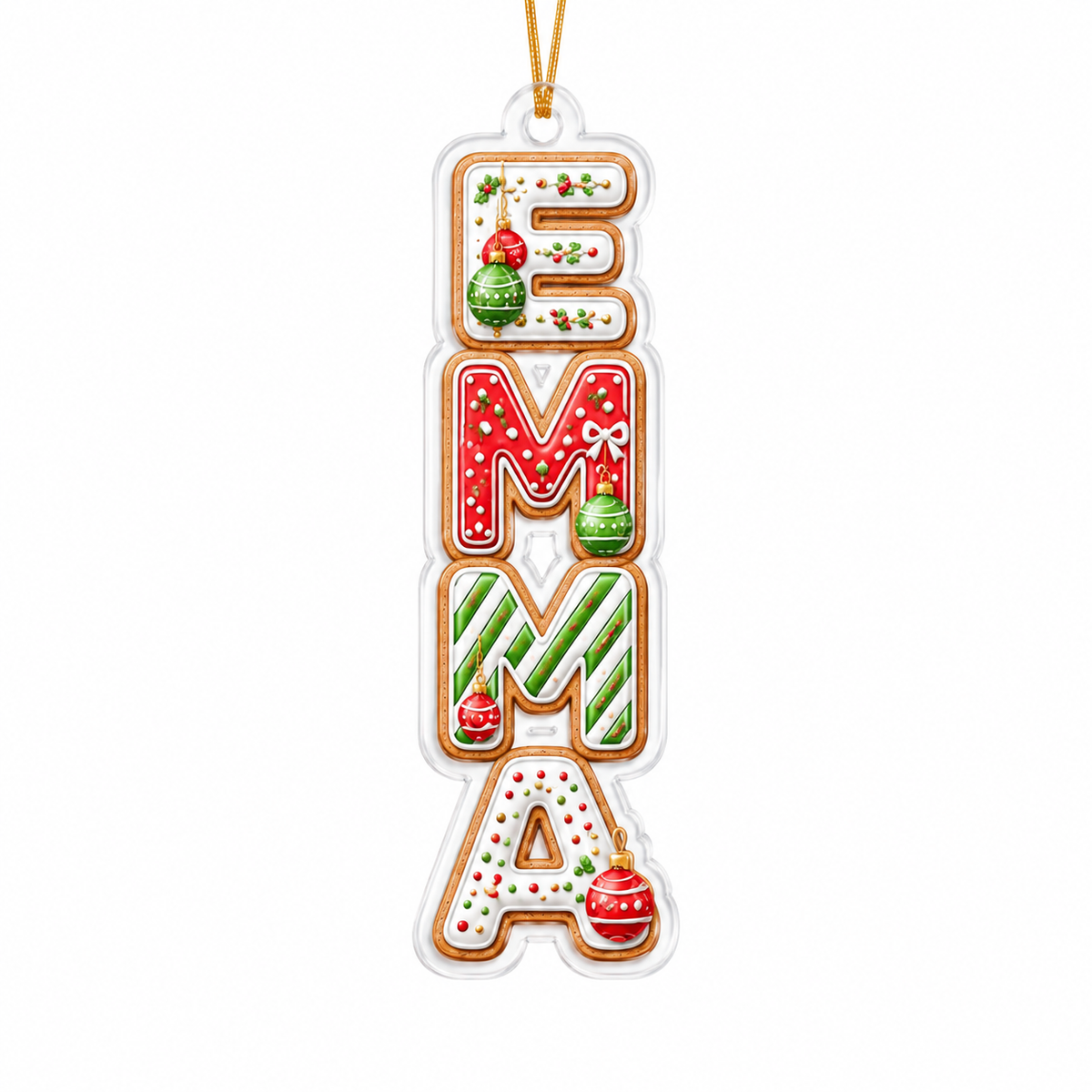 Gingerbread Colourful Candy