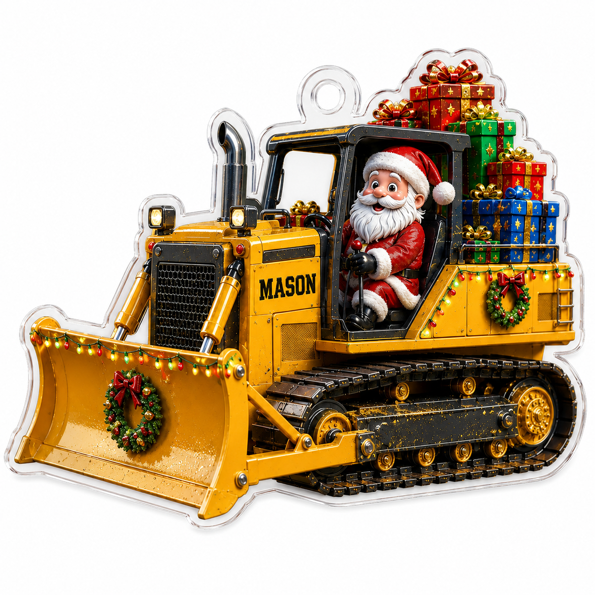 Santa Vehicle Bulldozer