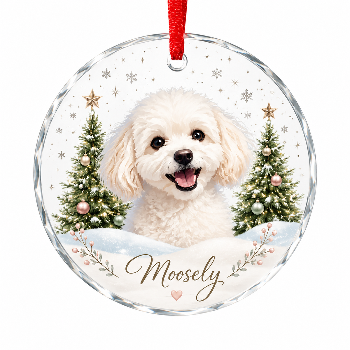 Custom Photo Dog Xmas Style 18