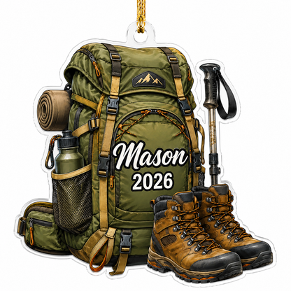 Custom Name Hiking And Trekking Acrylic Style 4