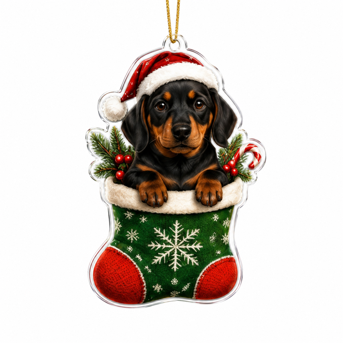 Dog Christmas Socks Rottweiler