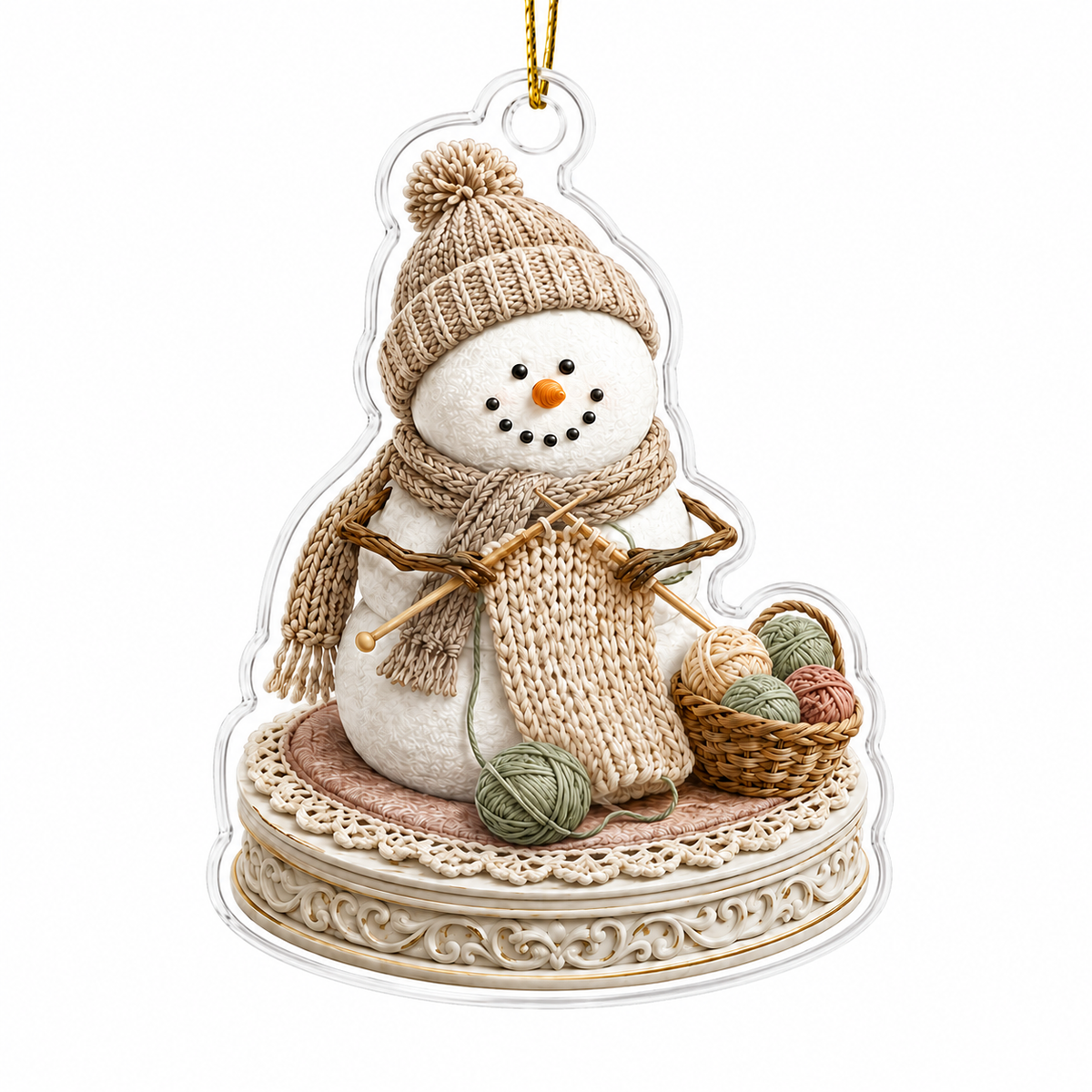Snowman Hobbies Acrylic Knitting