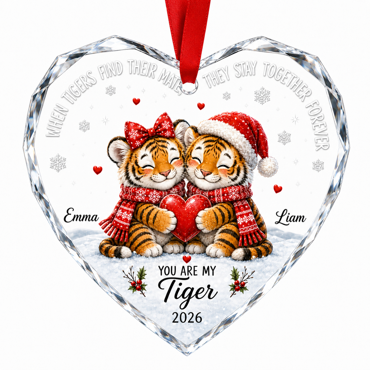 Custom Animal Couple Tiger