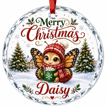 Christmas Glass Animal Butterfly