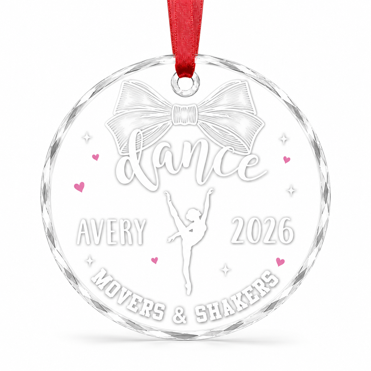 Personalized Dancing Glass Mover Shaker