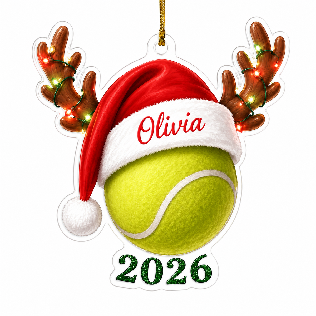 Christmas Sports 2026 Tennis Acrylic