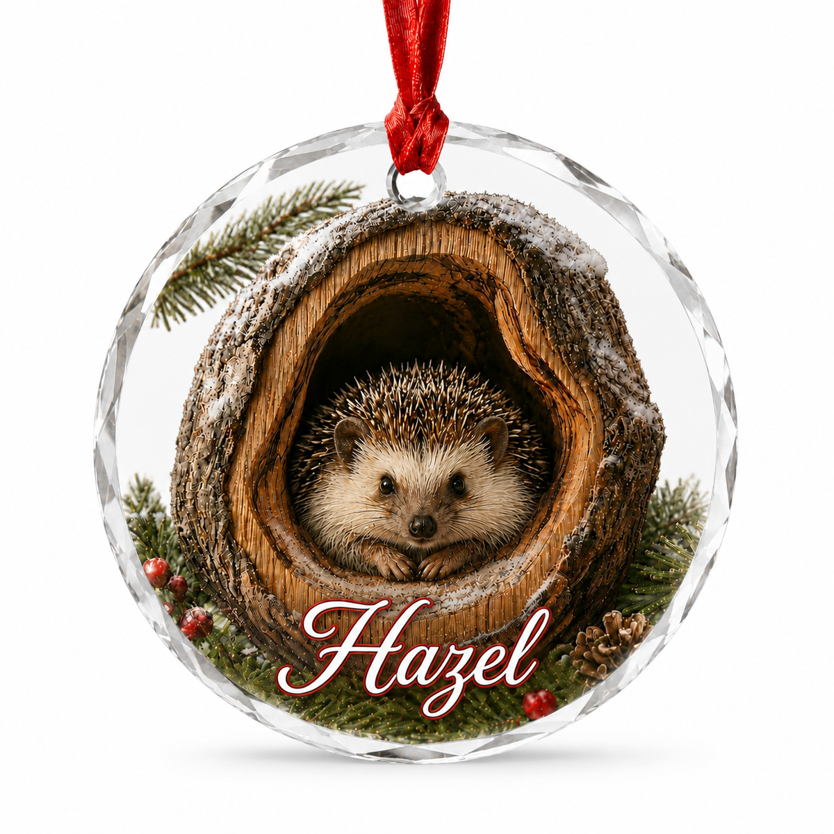 Glass ornament Animal Hedgehog