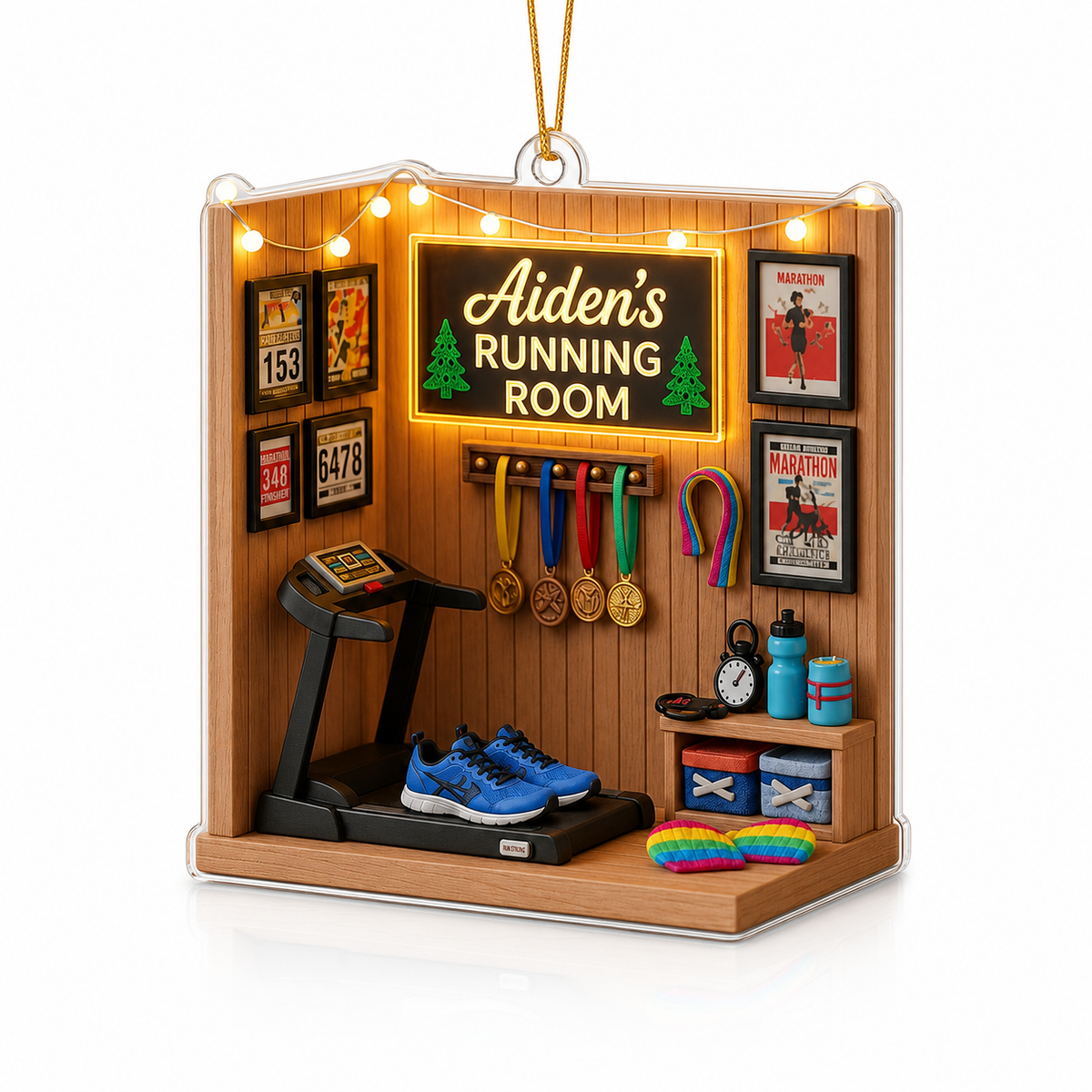 Custom Runner Acrylic - Running Room Display