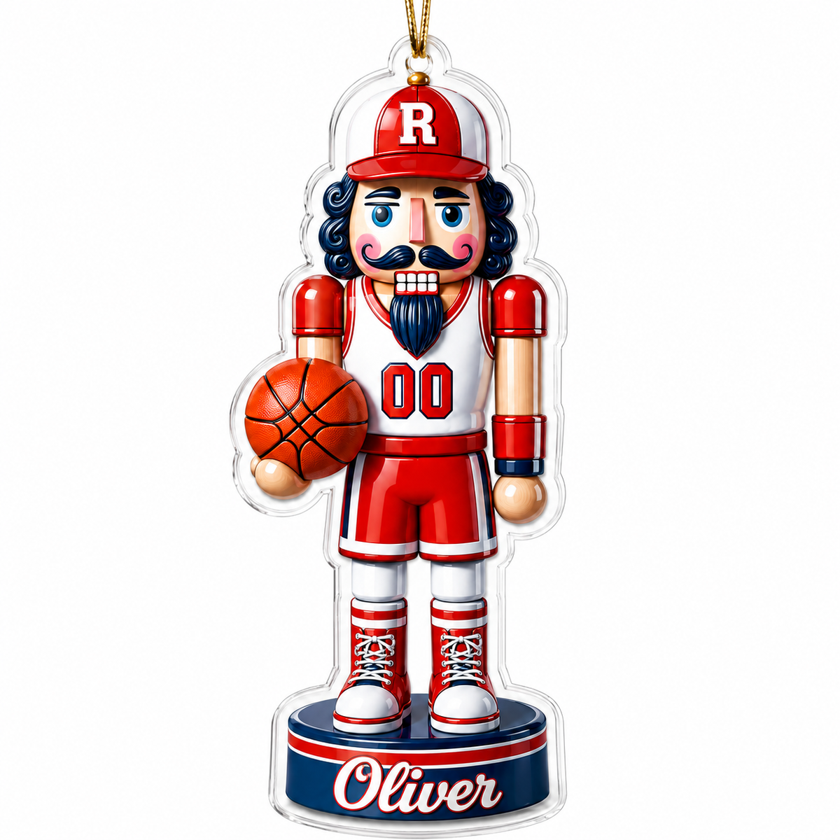 Sports Nutcracker Basketball Acrylic