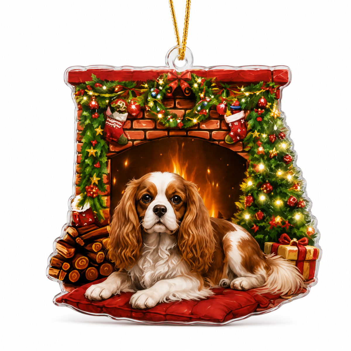 Dog Christmas Tree Spaniel