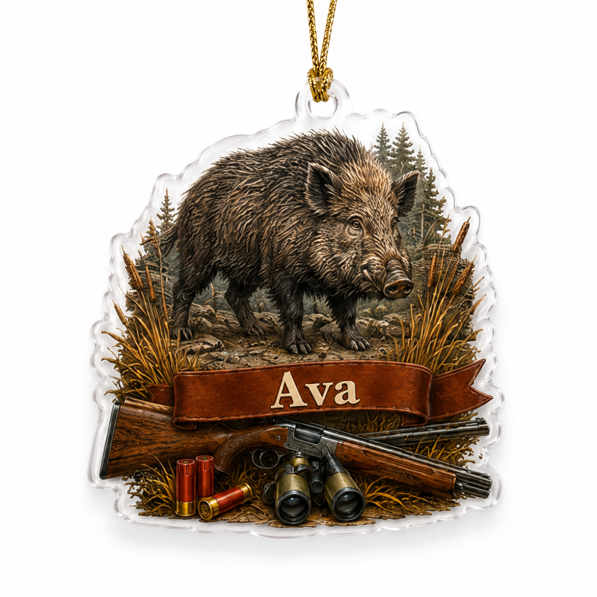 Animal Acrylic Wild Boar