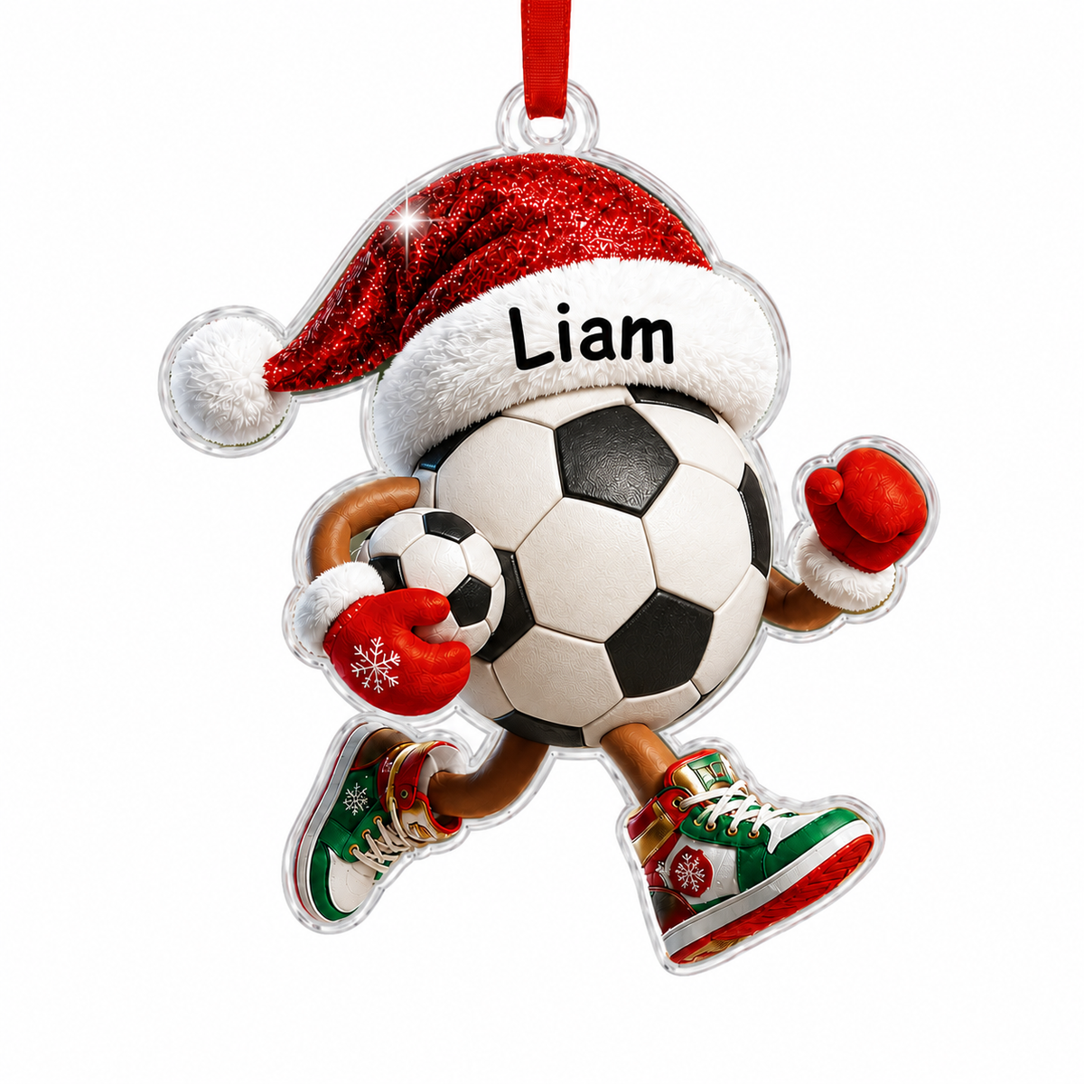 Sport Running Custome Name Acrylic Soccer