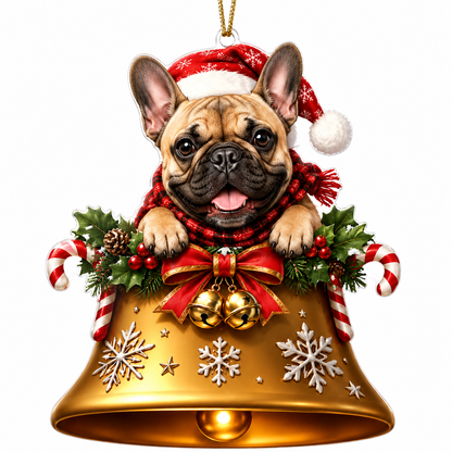 Dog Christmas Bell French Bulldog