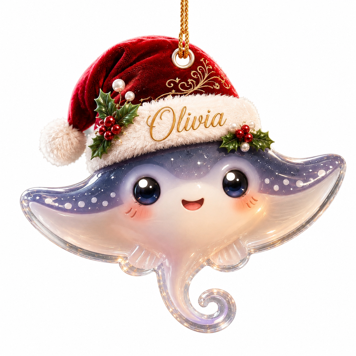 Animal With Santa Hat Stingray