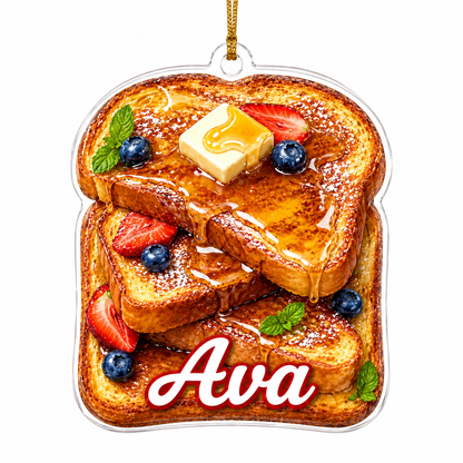 Breakfast Custom Name French Toast Acrylic