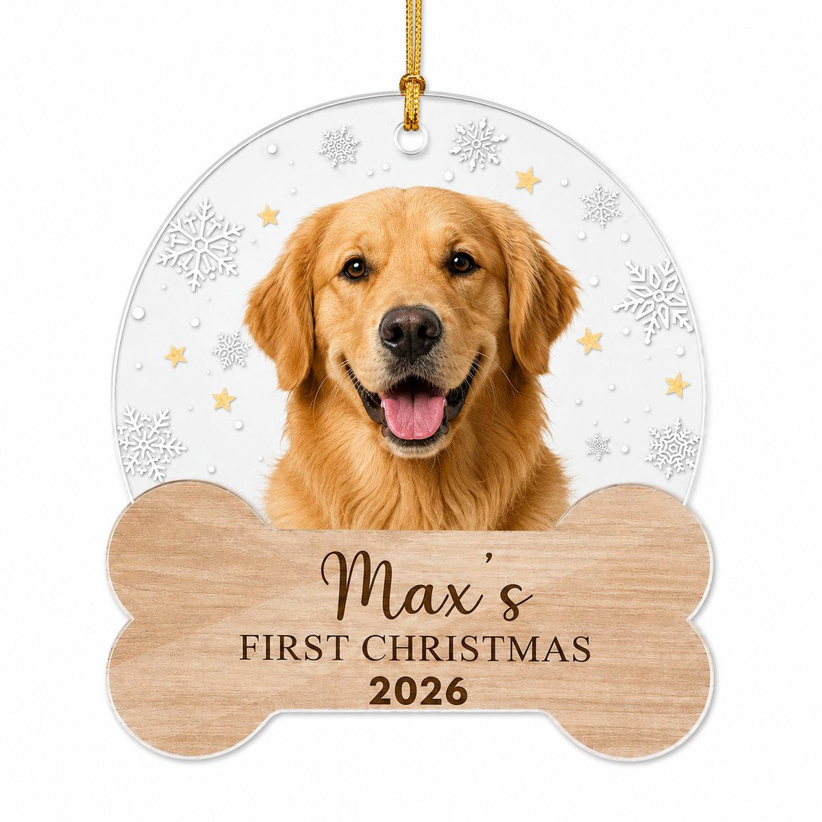 Custom Photo Dog Christmas Style 12