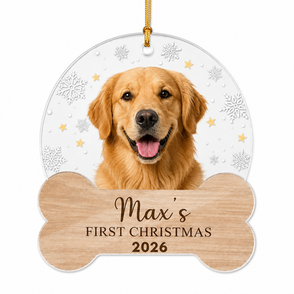 Custom Photo Dog Christmas Style 12