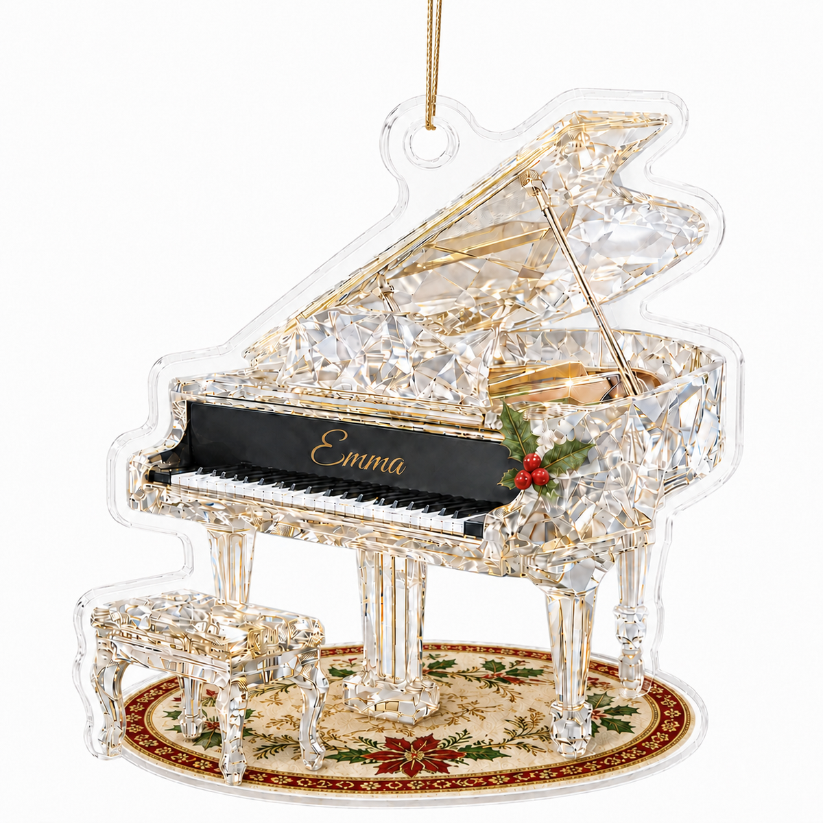 Piano Custome Name Acrylic Style 14