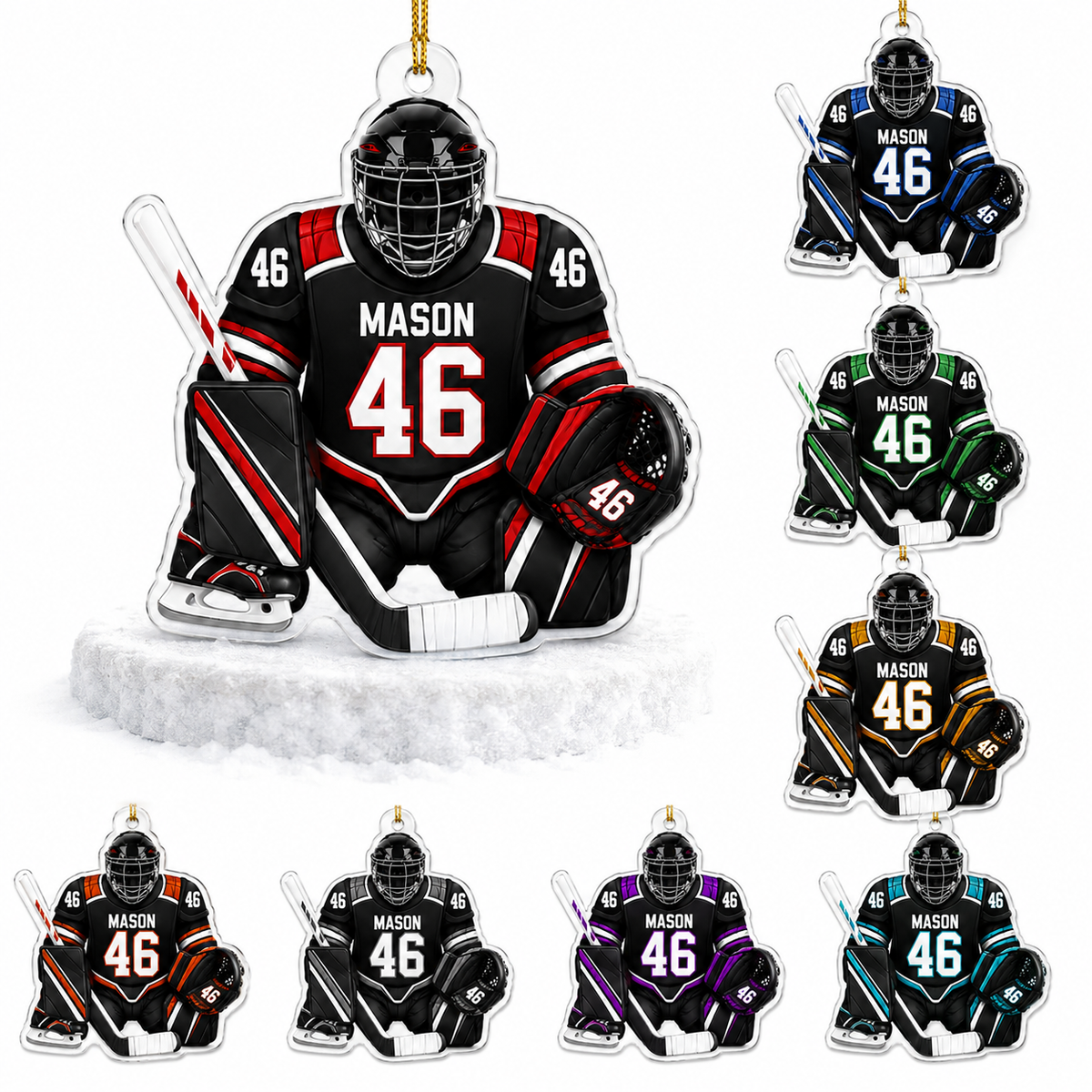 Hockey Acrylic Style 19