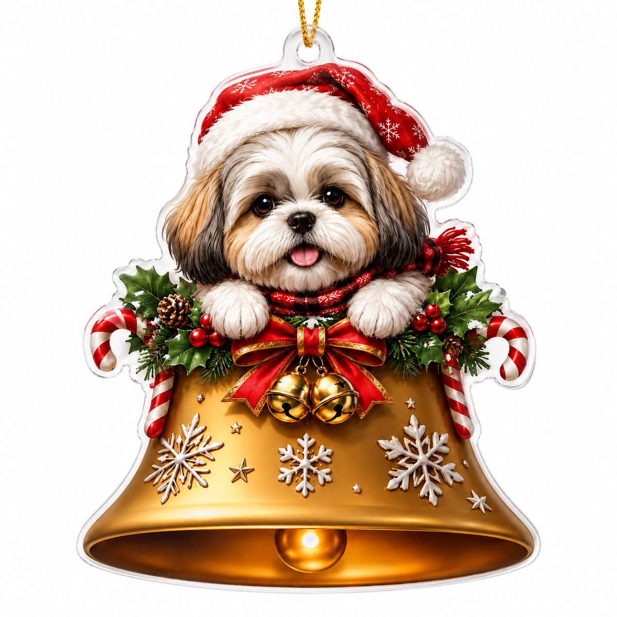 Dog Christmas Bell Shih Tzu