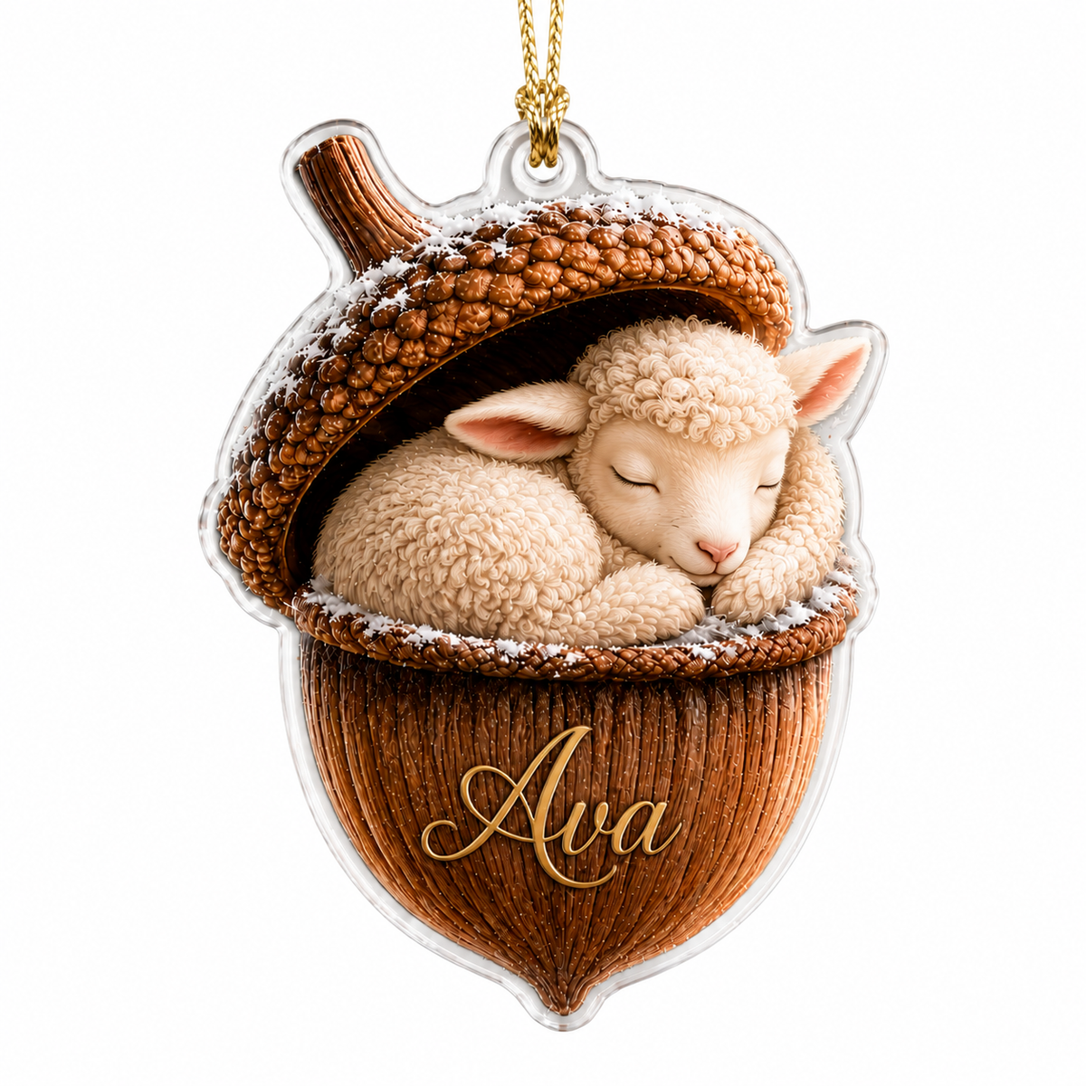 Animal Tree Decor Acrylic Lamb