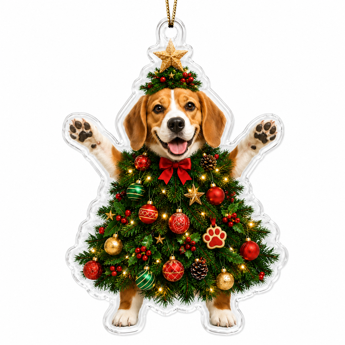 Dog Santa Tree Beagle