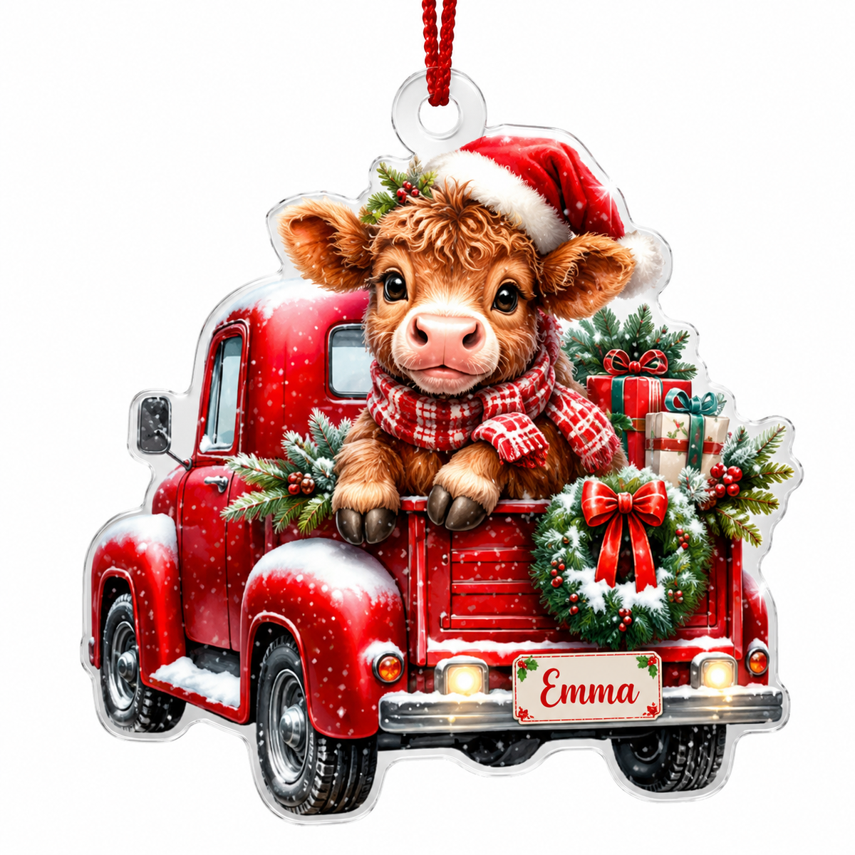 Christmas Farm Calf