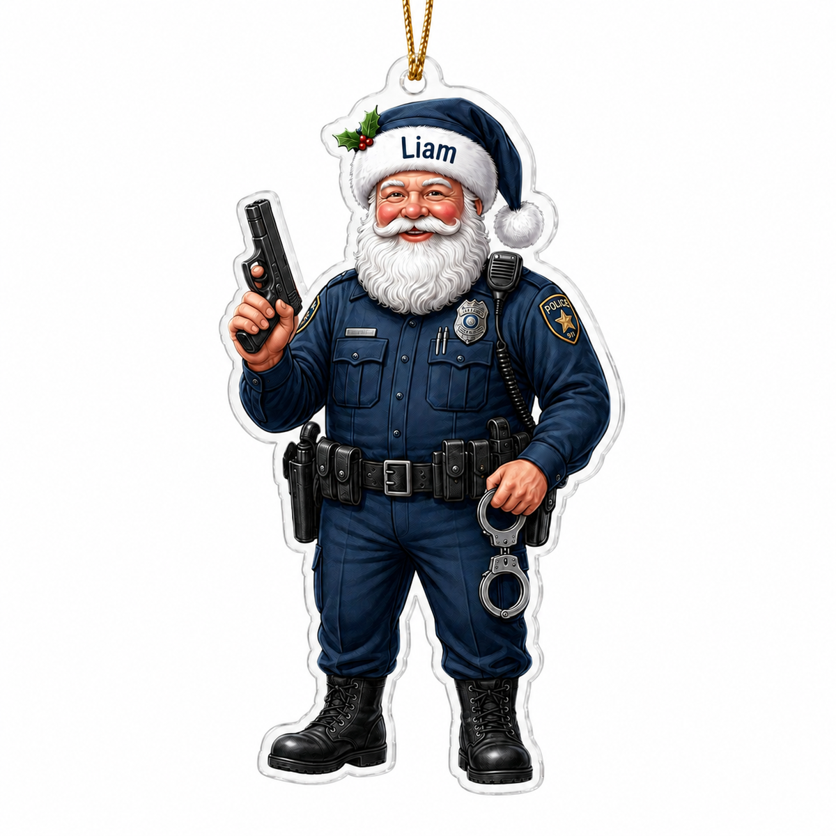 Police Santa In Uniform S1