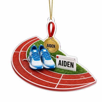 Custom Runner Acrylic - Track Medal and Shoes