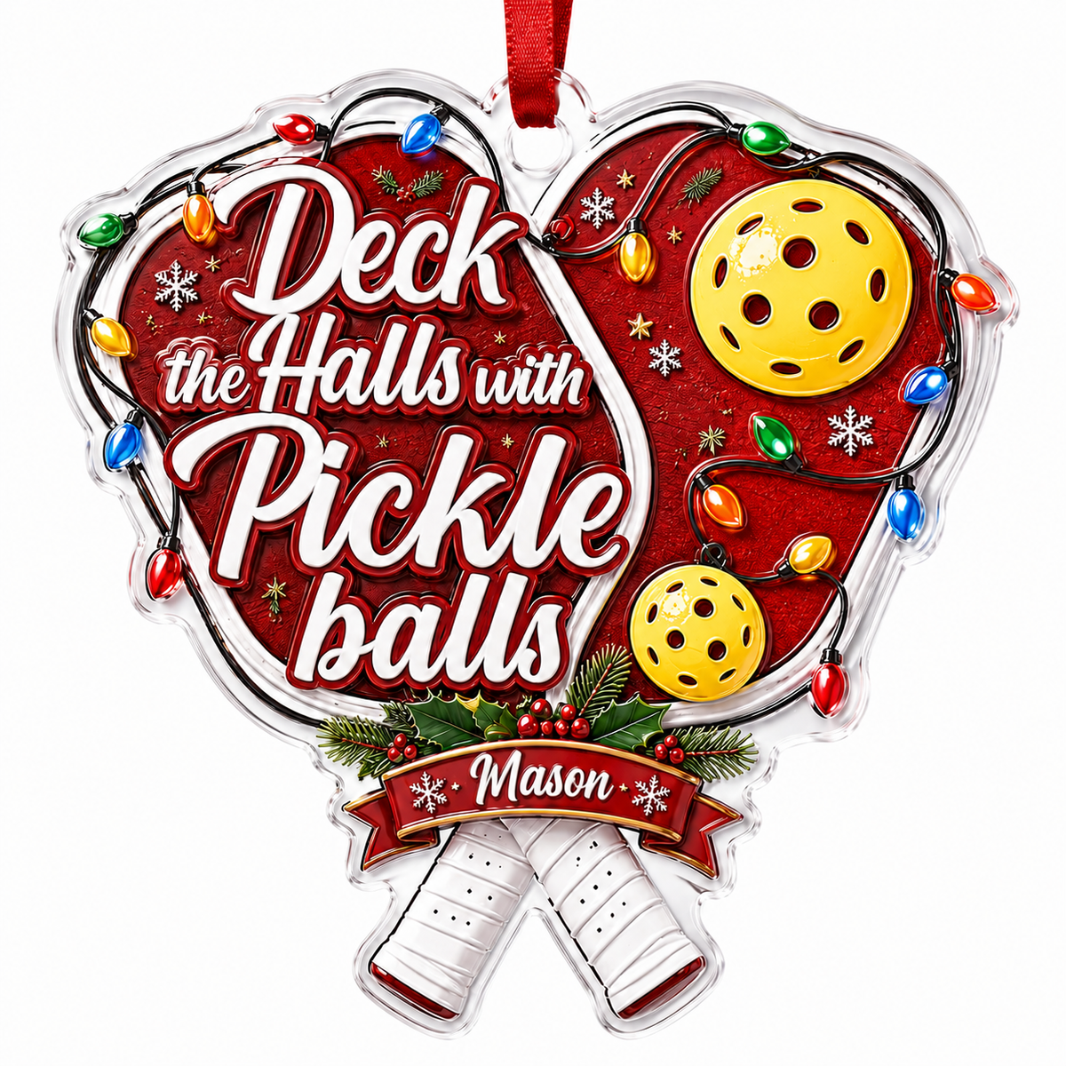 Custom Name Pickleball Acrylic Style 6