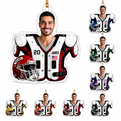 American Football Custome Name Acrylic Style 3