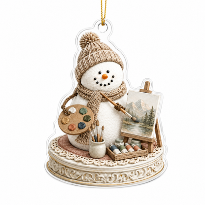 Snowman Hobbies Acrylic Painting