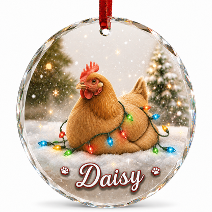 Glass Animal Led Light Chicken
