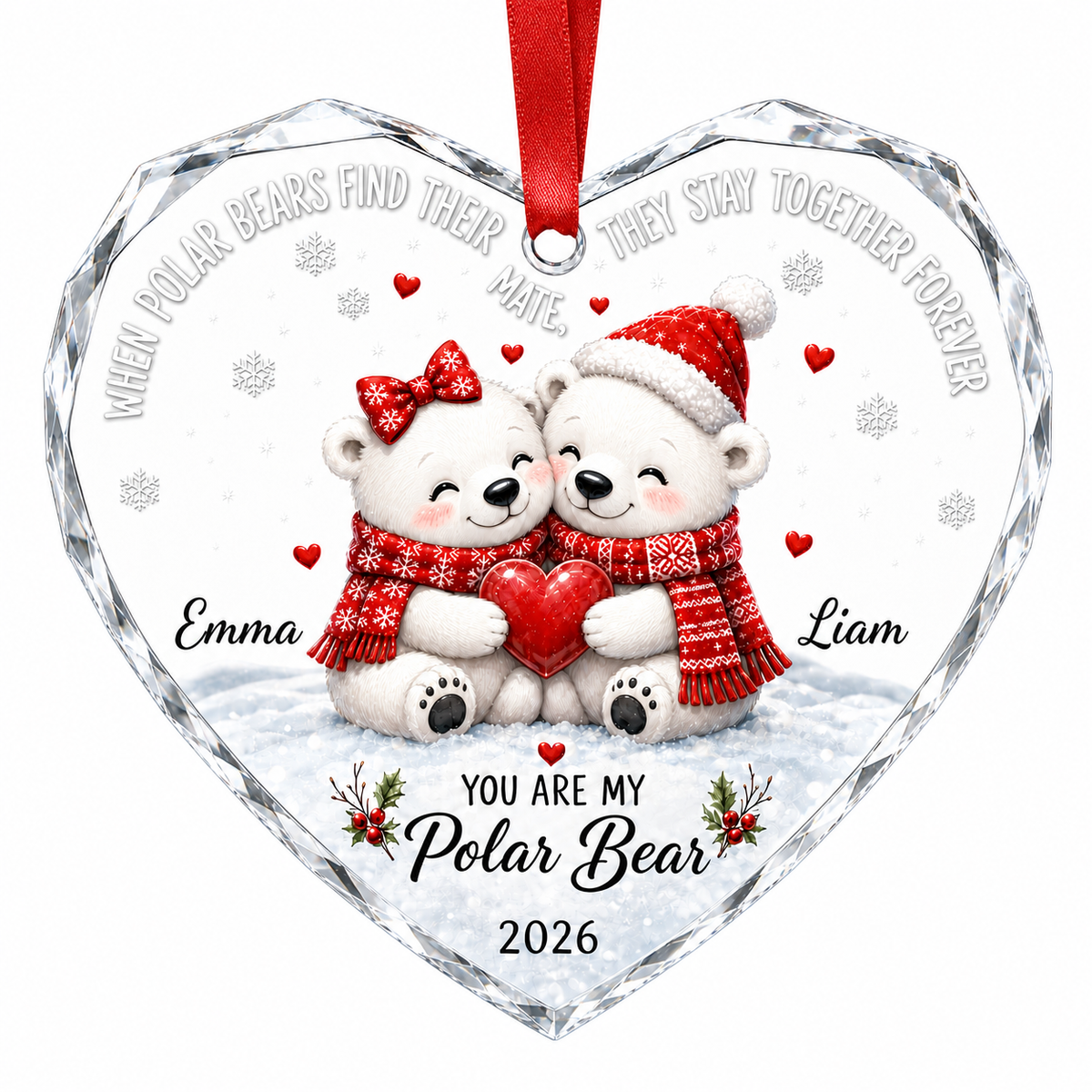 Custom Animal Couple Polar Bear