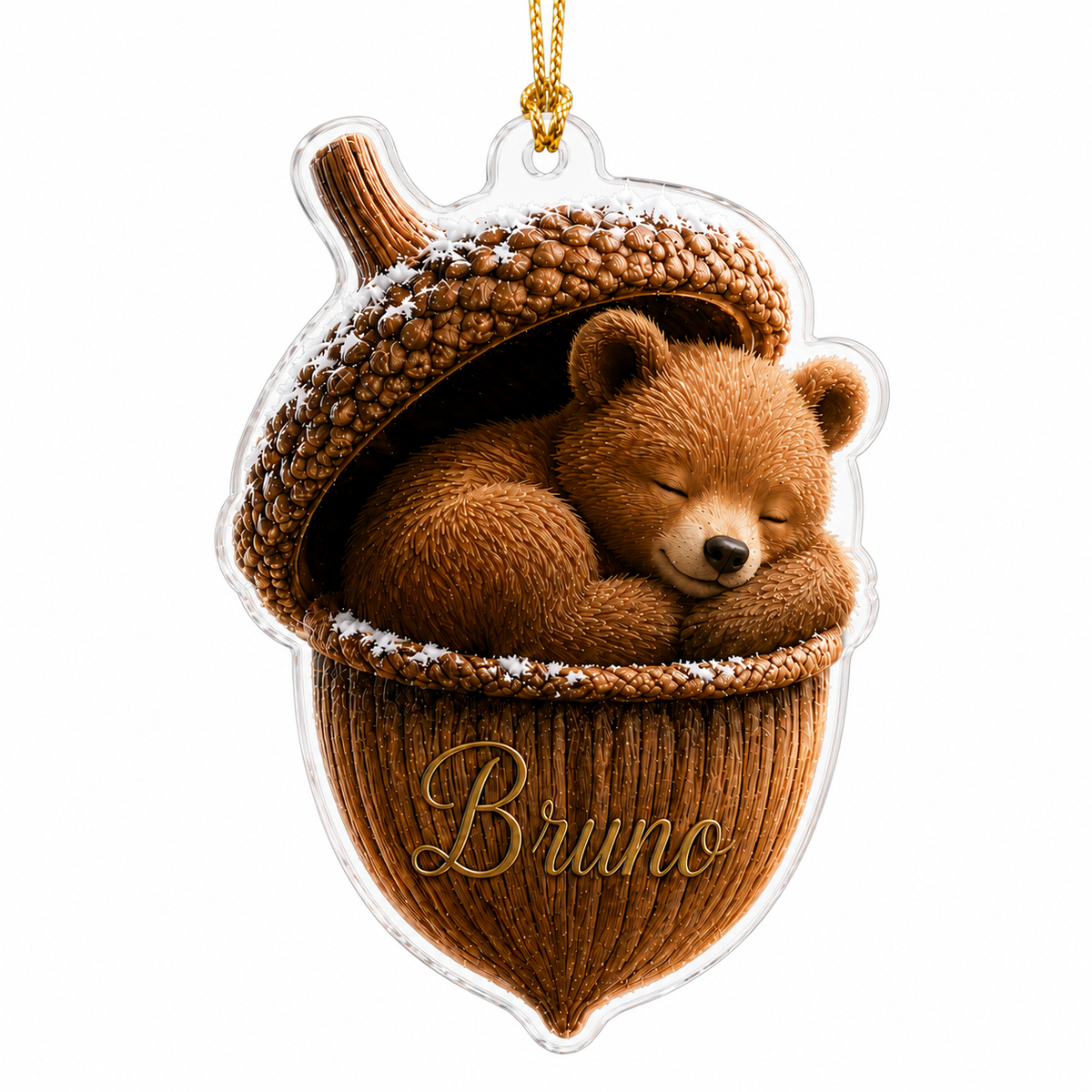 Animal Tree Decor Acrylic Bear