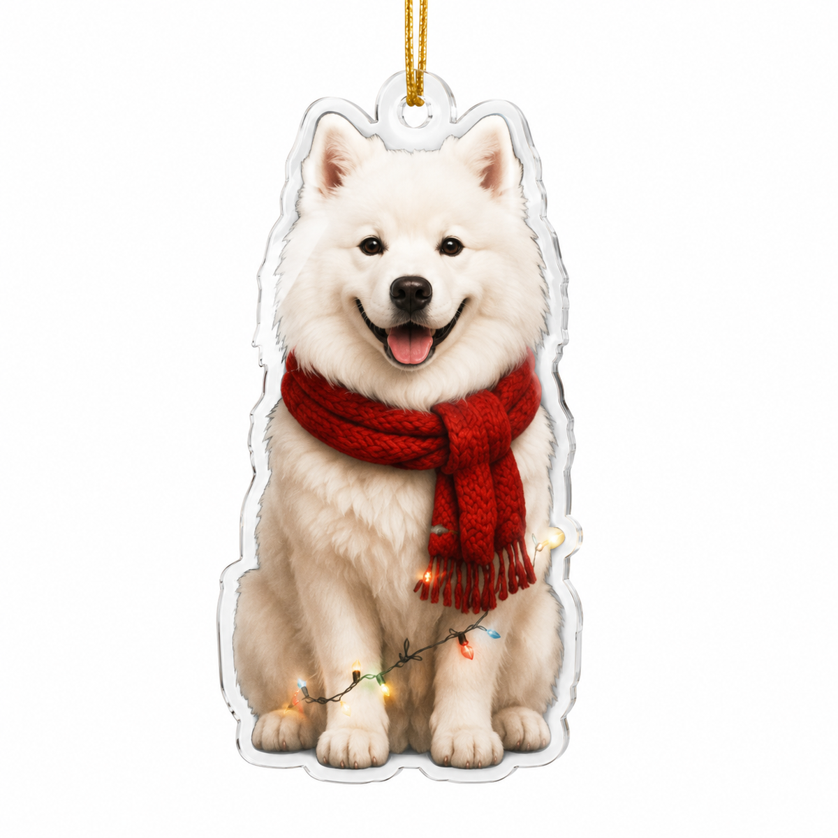 Dog Christmas Ledlight Samoyed