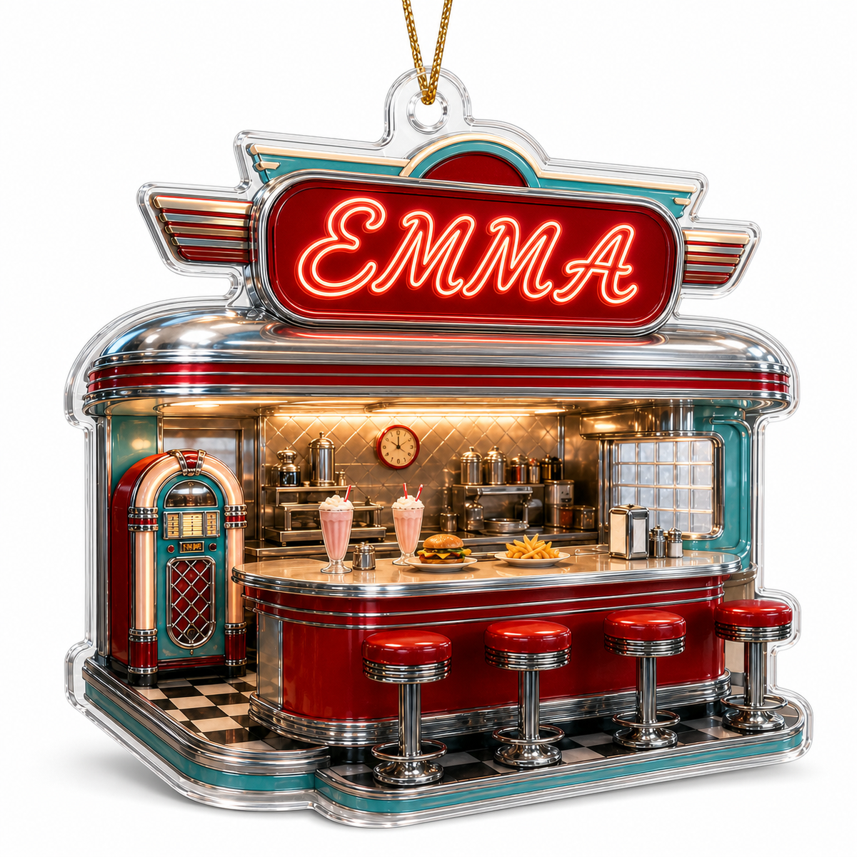 Food Lover Diner Ornament