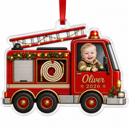 Baby Photo Fire Truck