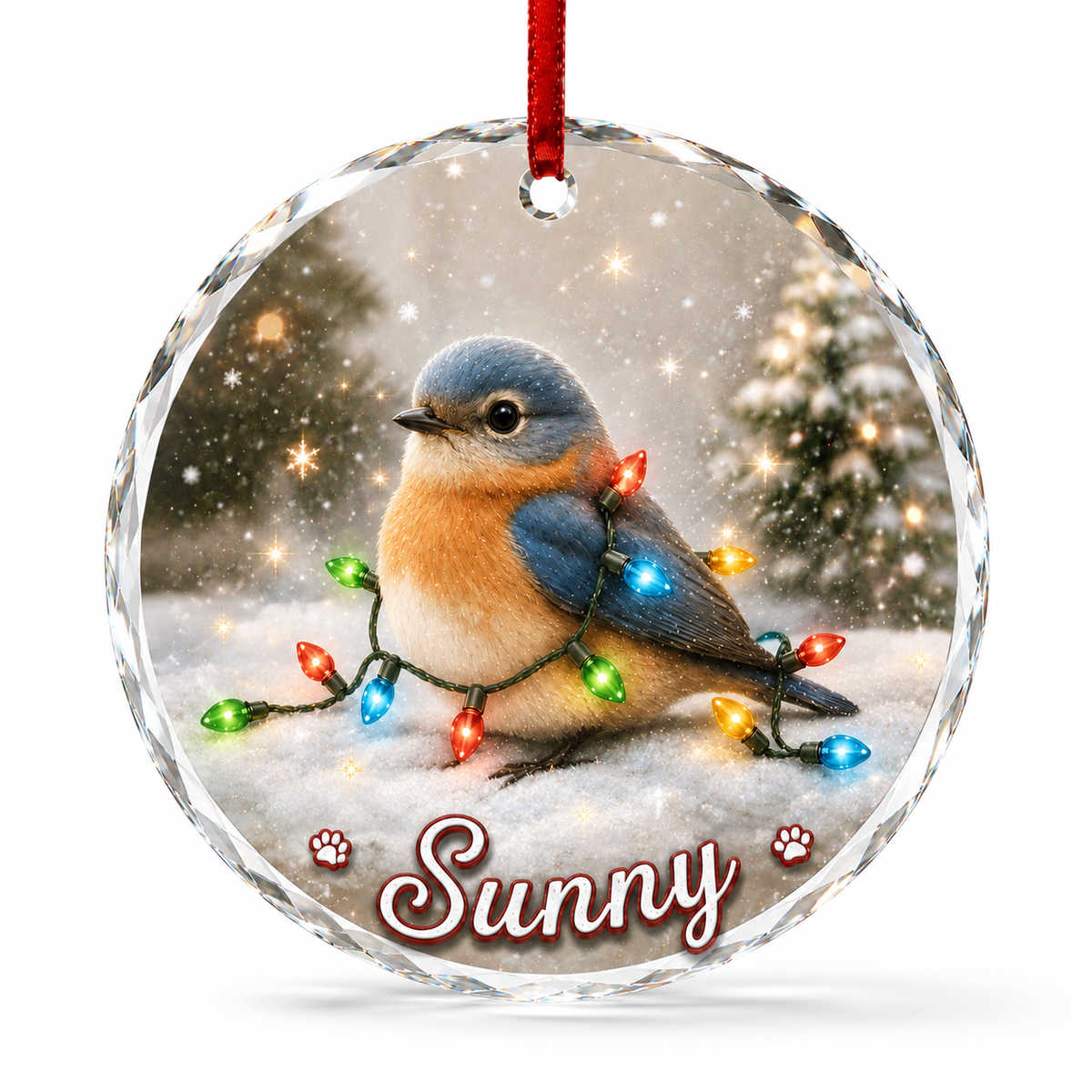Glass Animal Led Light Bird