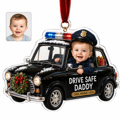 Photo Baby Police Car