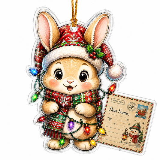 Animal With Christmas Led Rabbit