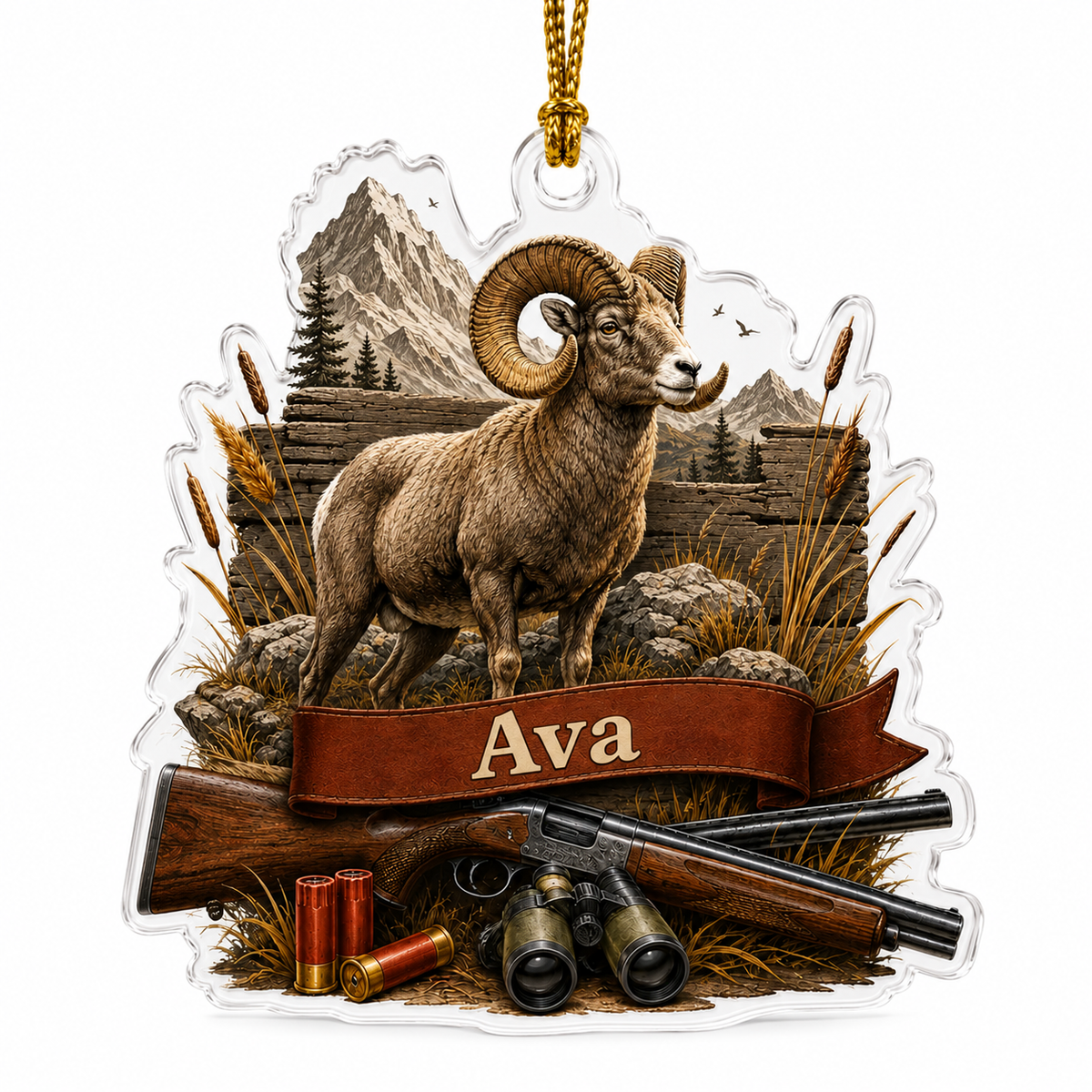 Animal Acrylic Bighorn Sheep