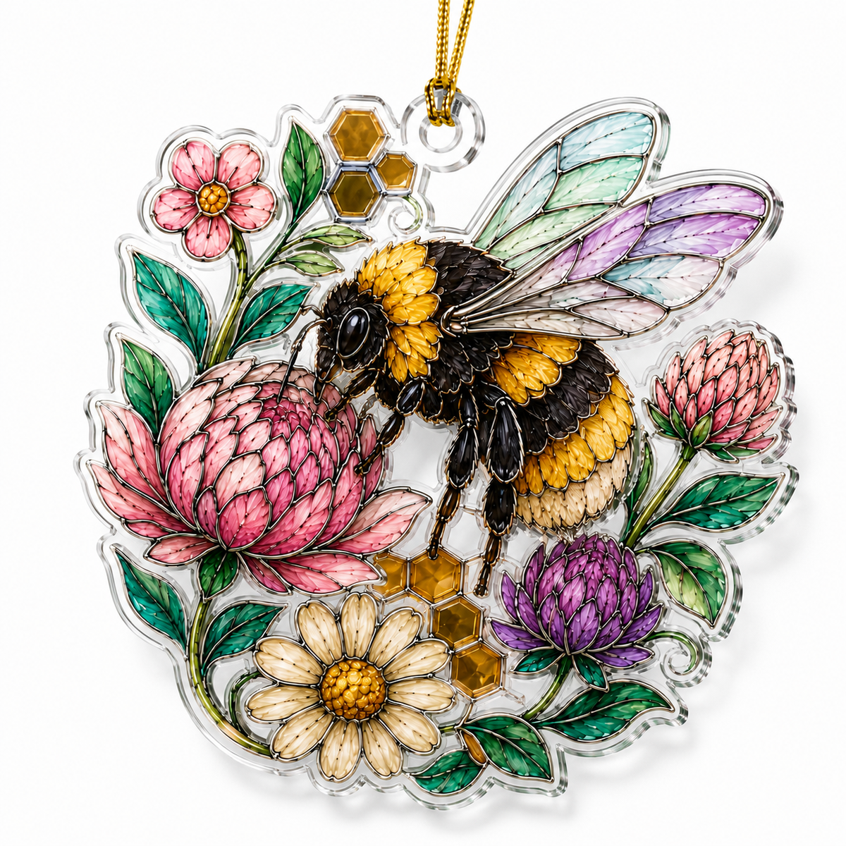 Bird With Flower Bumblebee