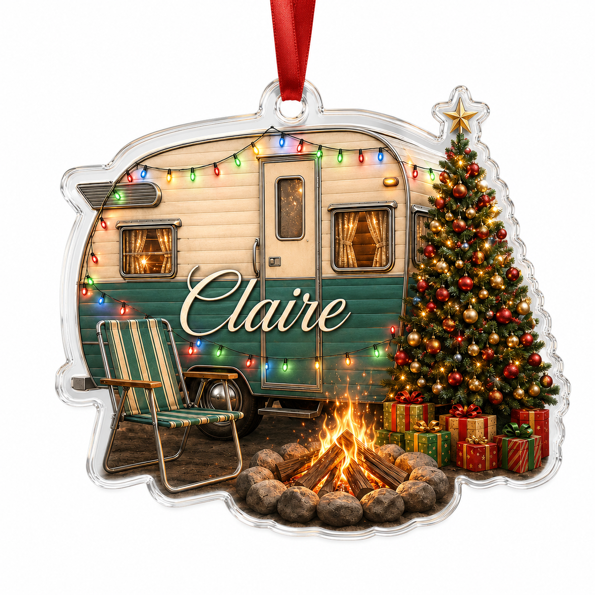 Camping Personalize Acrylic Mobile Vehicle