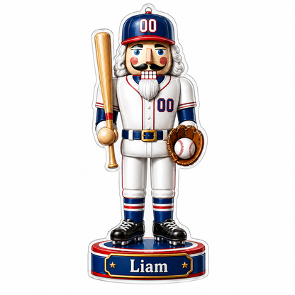 Sports Nutcracker Baseball Acrylic