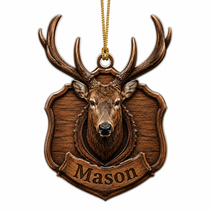 Personalized Hunting Trophy Buck Acrylic