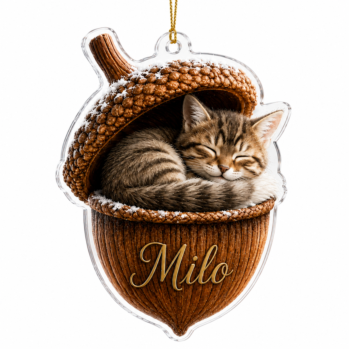 Animal Tree Decor Acrylic Cat